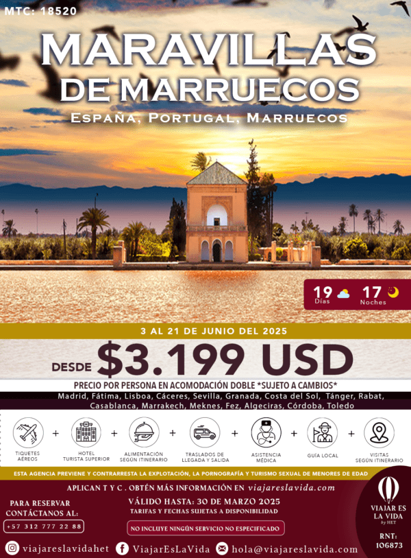 MARAVILLAS DE MARRUECOS JUNIO MTC:18520