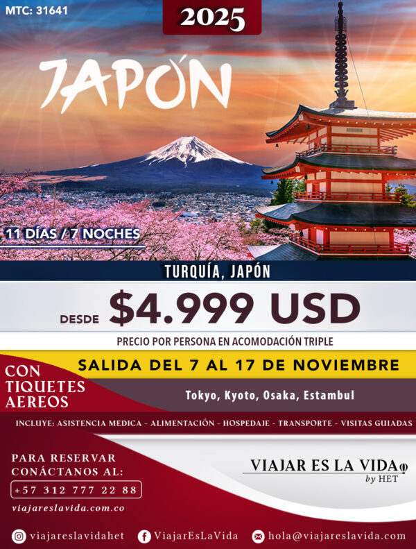 JAPÓN MAYO (11D 7N) MTC:31641