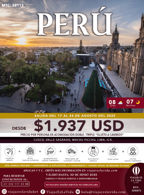 PERÚ EN AGOSTO MTC:58113