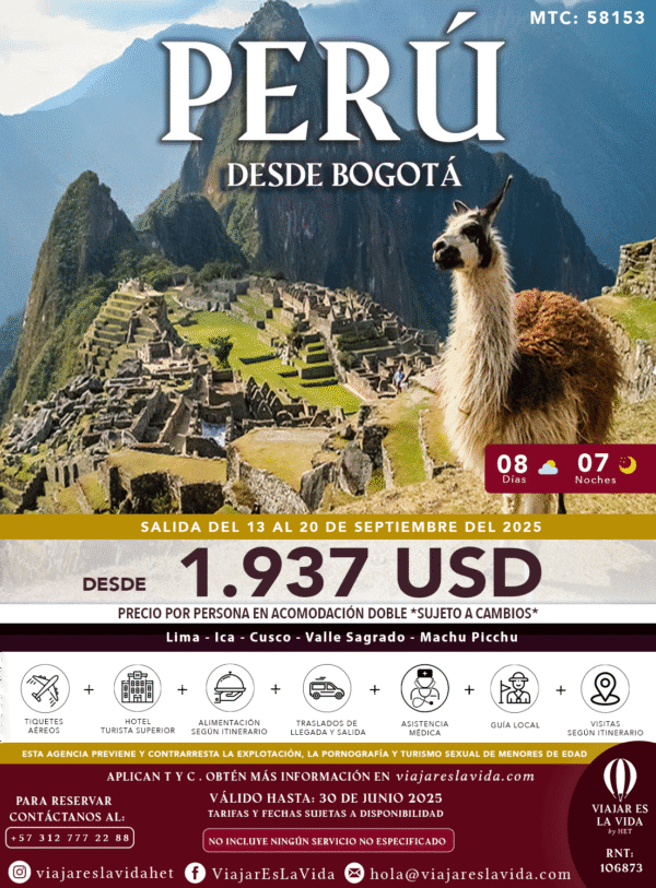 PERÚ SEPTIEMBRE MTC: 58153