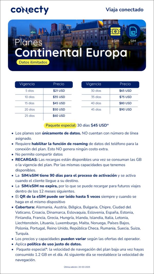 PLANES ESIM CARD (VIRTUAL) PARA EUROPA - Image 6