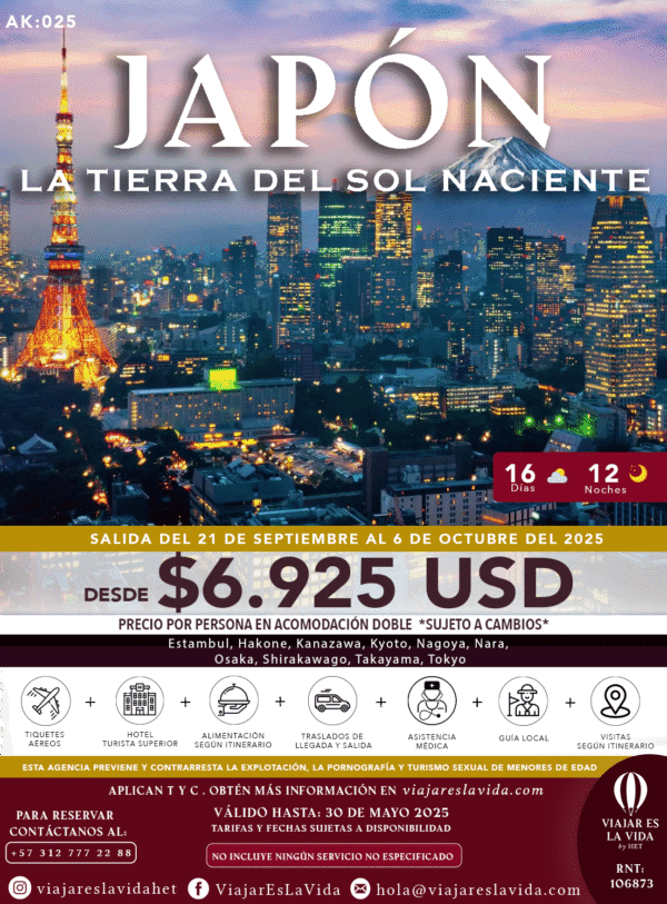 JAPÓN - LA TIERRA DEL SOL NACIENTE AK:025