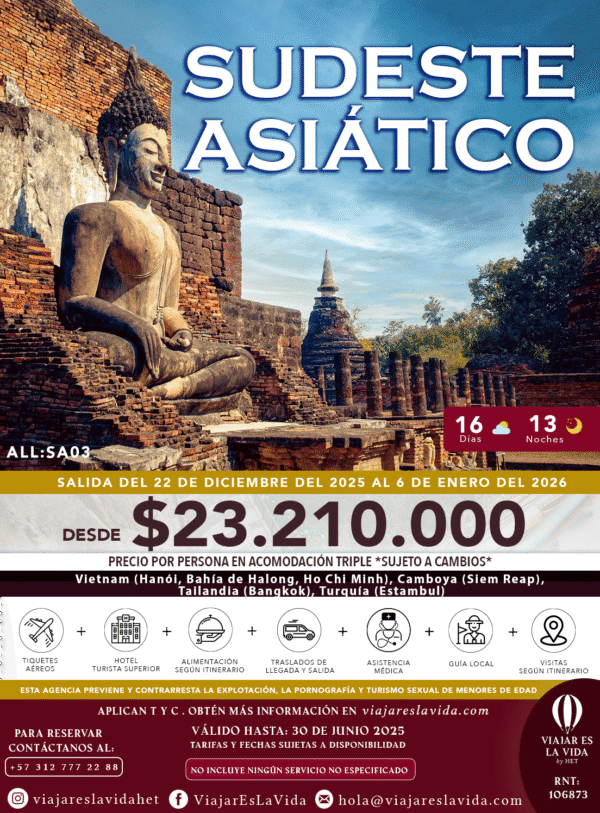 SUDESTE ASIÁTICO:VIETNAM-CAMBOYA-TAILANDIA DIC ALL:SA03