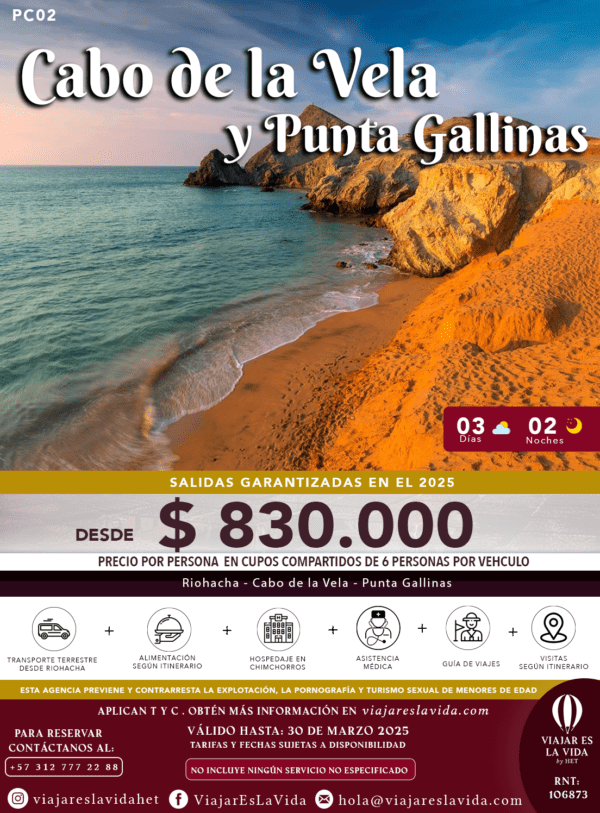 CABO DE LA VELA PUNTA GALLINAS CP02