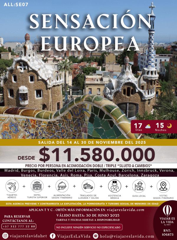 SENSACIÓN EUROPEA NOVIEMBRE (17D 15N) ALL:SE07