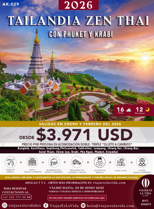 TAILANDIA ZEN THAI 2026 AK:29