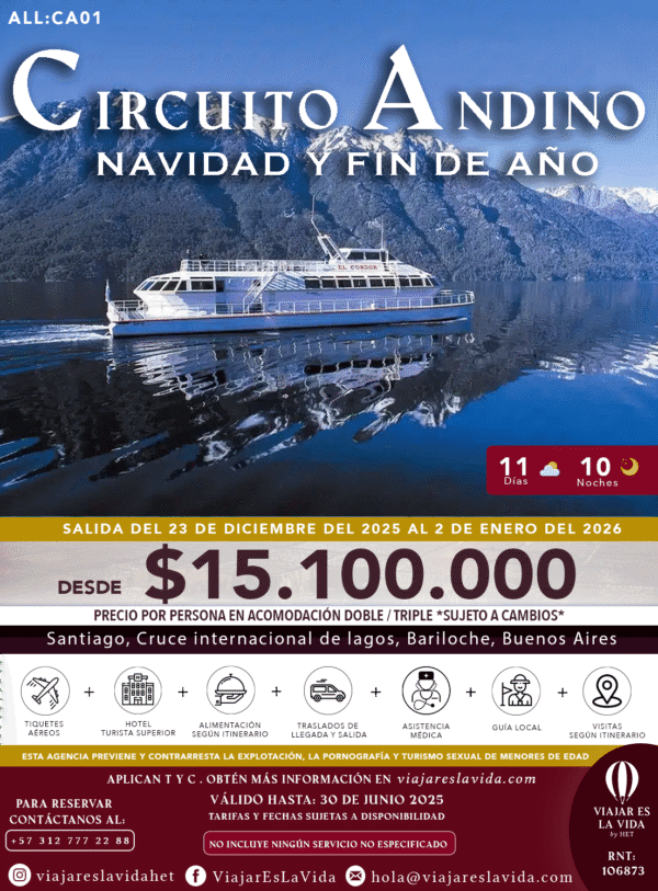 CIRCUITO ANDINO NAVIDAD Y FIN DE AÑO (11D 10N) ALL:CA01