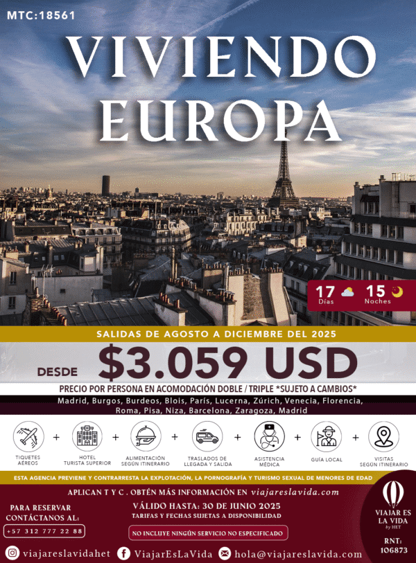 VIVIENDO EUROPA CON IBERIA MTC:18561