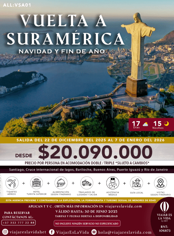 VUELTA A SURAMÉRICA (17D 15N) ALL:VSA01