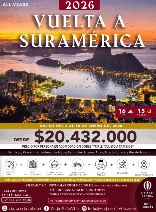 VUELTA A SURAMÉRICA 2026 (16D 15N) ALL:VSA02