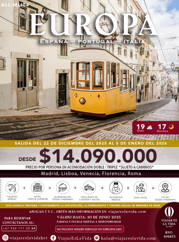 EUROPA ESPAÑA -PORTUGAL E ITALIA DICIEMBRE ALL:MLI04