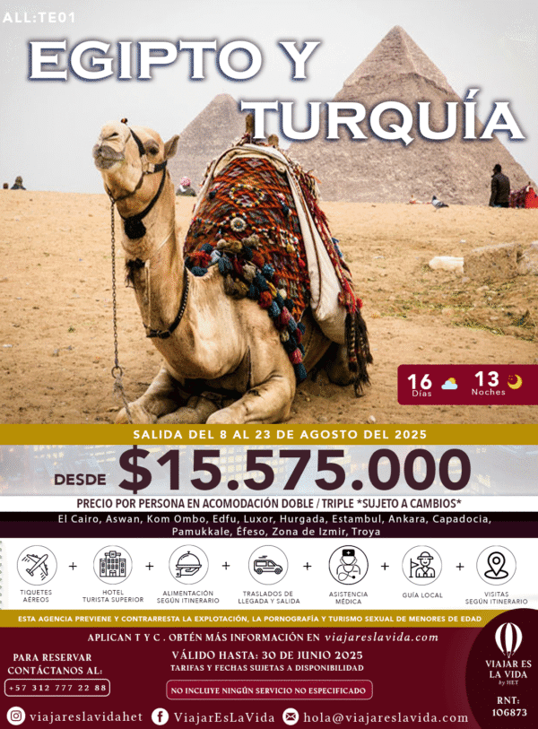 EGIPTO Y TURQUÍA CON CRUCERO ALL:TE01