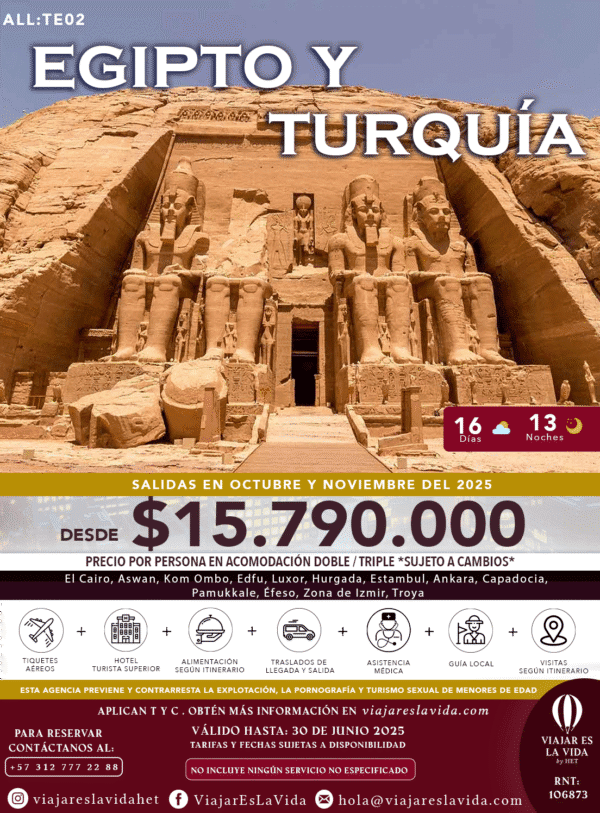 EGIPTO Y TURQUÍA CON CRUCERO (OCT-NOV) ALL:TE02