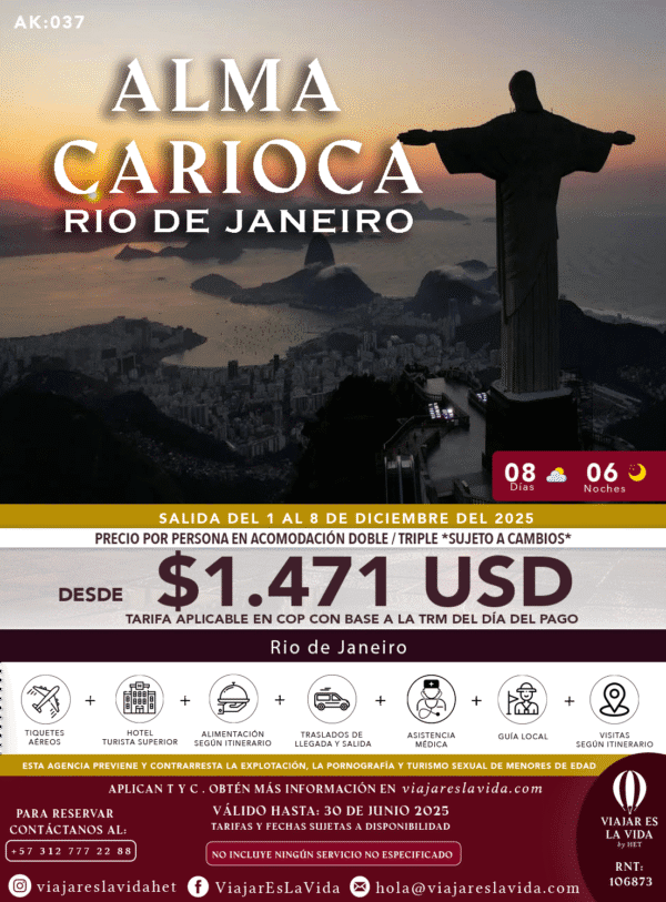 ALMA CARIOCA DICIEMBRE - BRASIL AK037