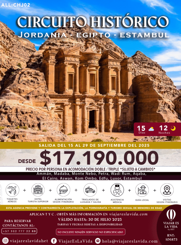 JORDANIA - EGIPTO - ESTAMBUL SEPTIEMBRE ALL:CHJ02