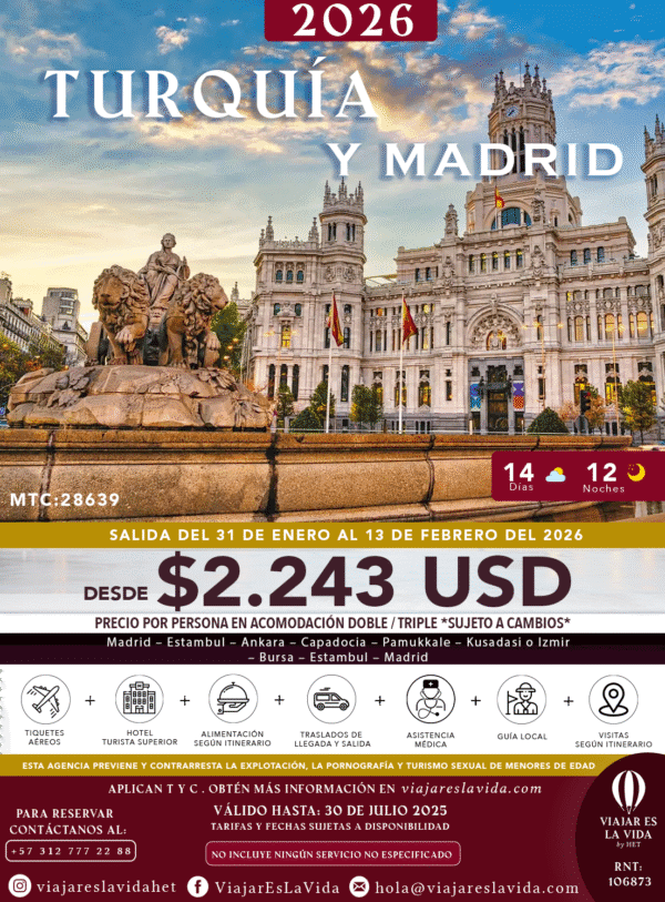 TURQUÍA Y MADRID ENERO 2026 MTC:28639