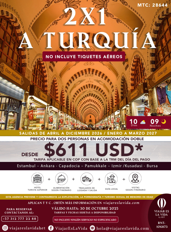 JOYAS TURCAS 2X1 2026-2027 MTC:28644