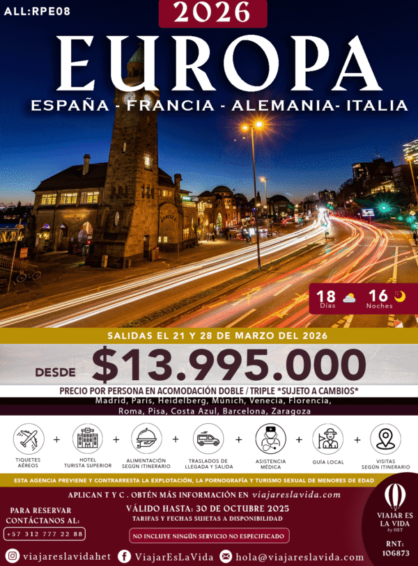 RONDA POR EUROPA SEMANA SANTA 2026 ALL:RPE08
