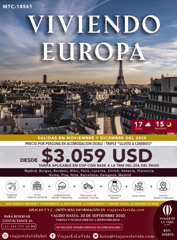 VIVIENDO EUROPA CON IBERIA MTC:18561