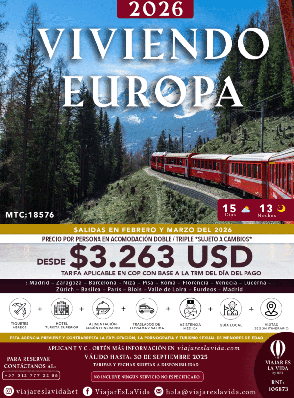 VIVIENDO EUROPA FEBRERO Y MARZO 2026 MTC:18576