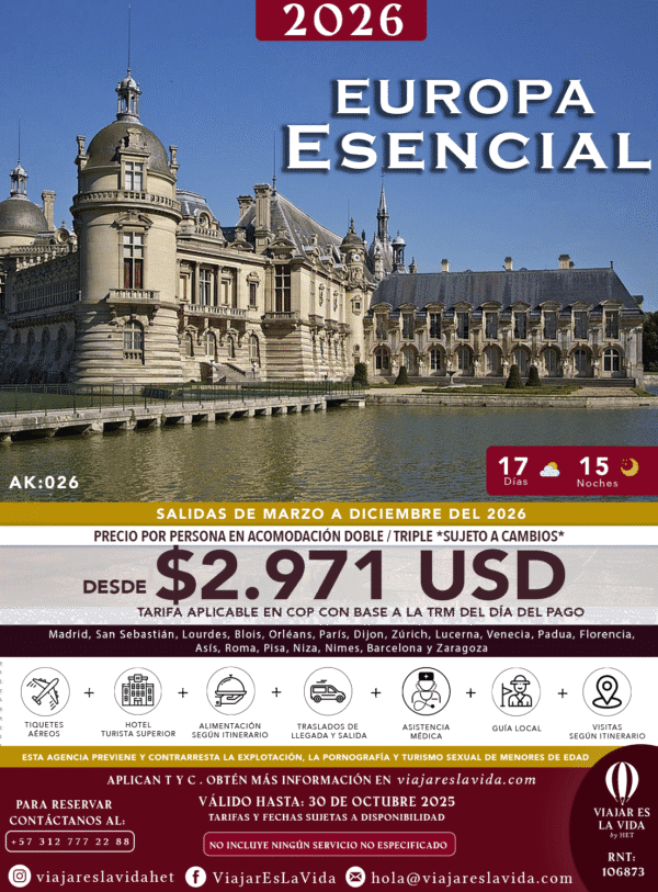 EUROPA ESENCIAL DESDE MEDELLÍN 2026 AK026