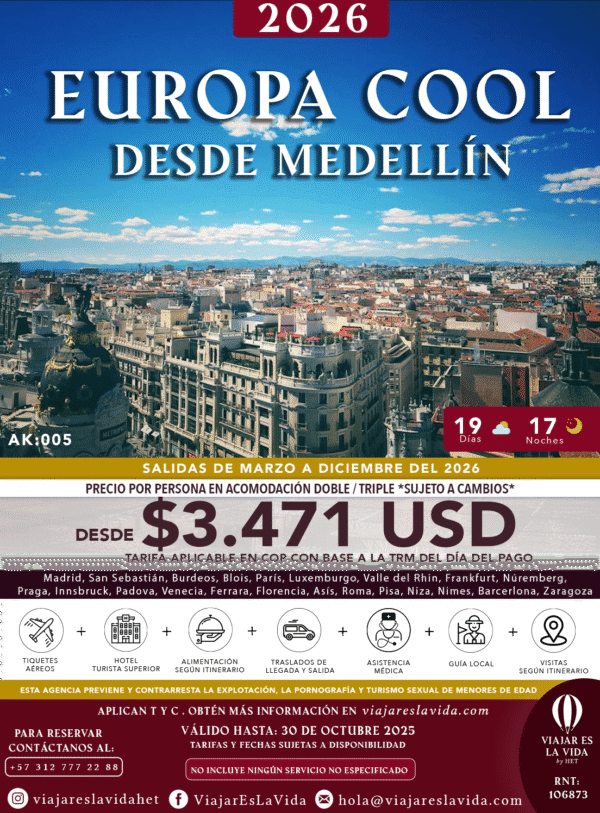 EUROPA COOL DESDE MEDELLÍN 2026 AK005