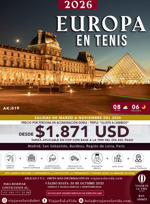 EUROPA EN TENIS DESDE MEDELLÍN 2026 AK019
