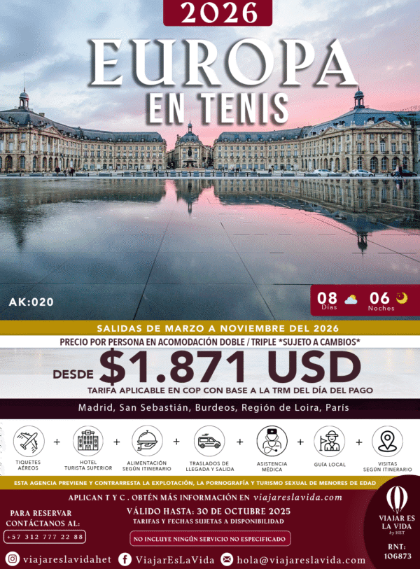 EUROPA EN TENIS DESDE BOGOTÁ 2026 AK020