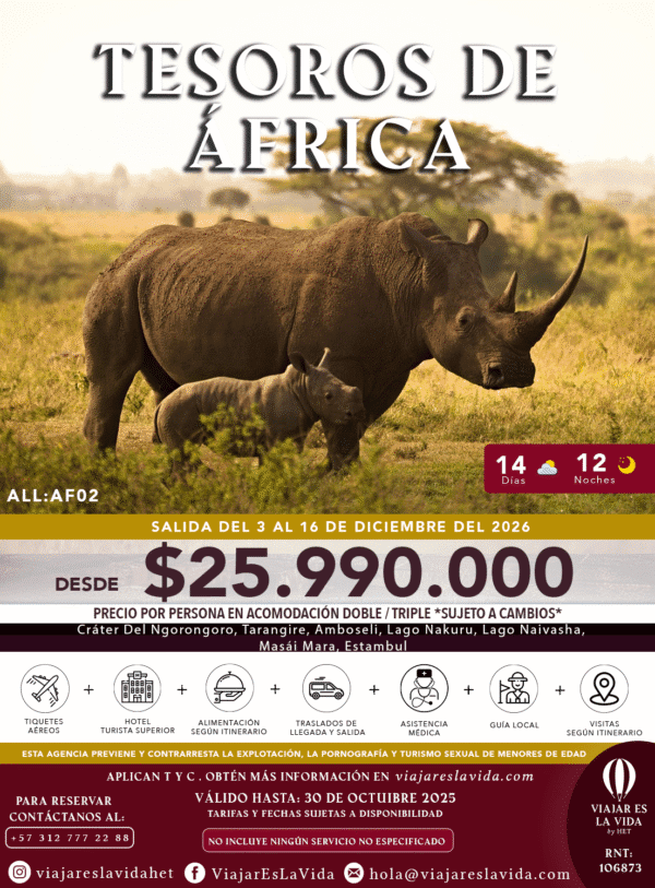 TESOROS DE ÁFRICA DICIEMBRE ALL:AF02
