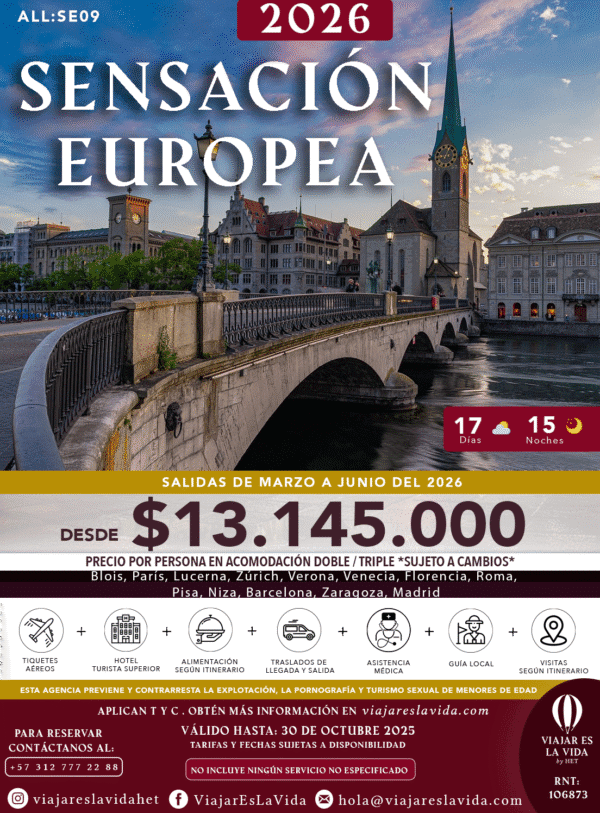 SENSACIÓN EUROPEA MARZO A JUNIO 2026 ALL:SE09
