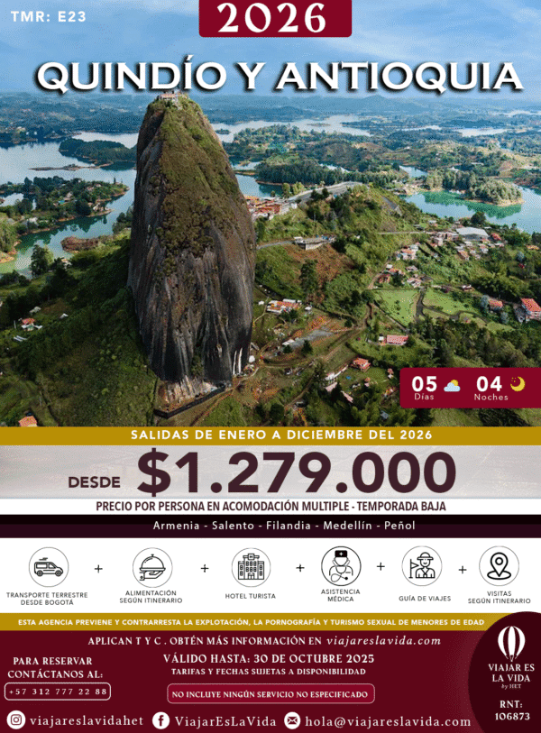QUINDIO Y ANTIOQUIA 2026 TMR:E23