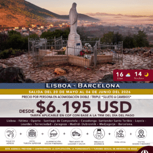 PEREGRINACION LISBOA-BARCELONA MAYO 2026 SIC:001