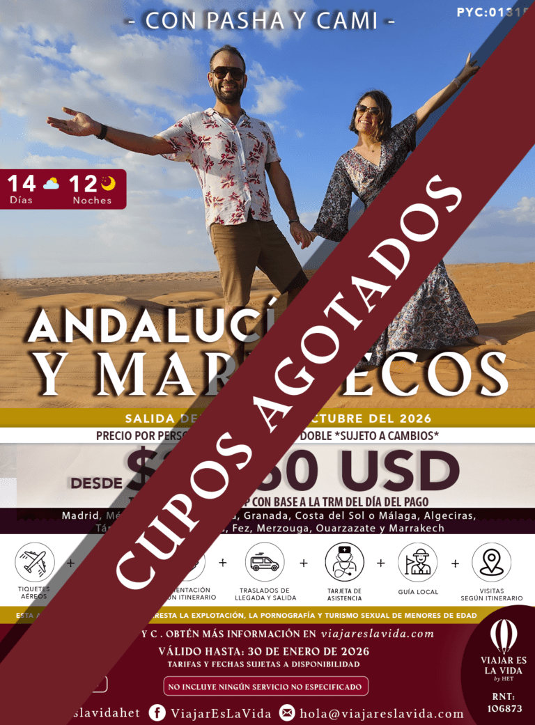 MARRUECOS 2026 CON PASHA Y CAMI - Agotado