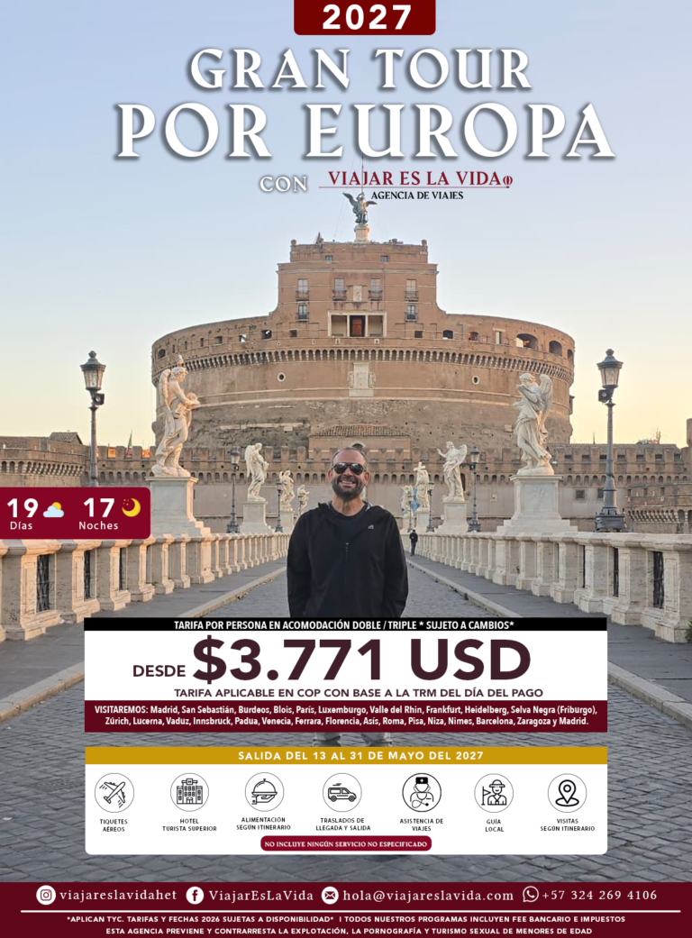Gran Tour por Europa mayo con VELV 2027.